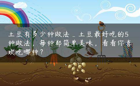土豆有多少种做法_土豆最好吃的5种做法，每种都简单美味，看看你喜欢吃哪种？